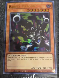 YUGIOH BARREL DRAGON LART-EN037 SEALED NM ULTRA RARE! Lost Art - Image 1