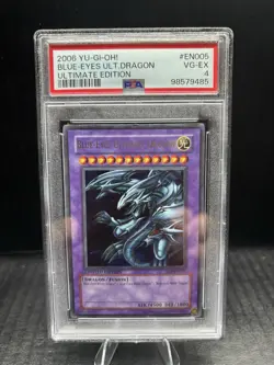 Yu-Gi-Oh! Blue-Eyes Ultimate Dragon JMP-EN005 Limited Edition PSA 4 - Image 1