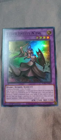 YuGiOh! - Elder Entity N'tss - 1st Edition Super Rare RA01-EN026 - Image 1