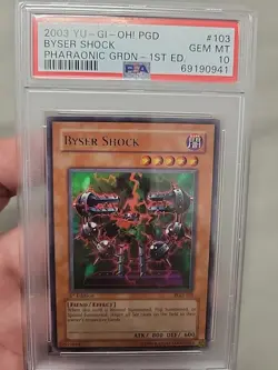 Yu-Gi-Oh! Byser Shock Pgd 1st Psa 10 Yugioh - Image 1