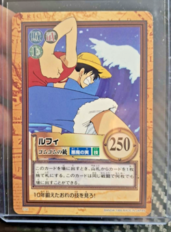 1999 BANDAI One Piece Hyper Battle LUFFY C02 FIRST STAGE 1ST EVER SET RC SCARCE - Image 1