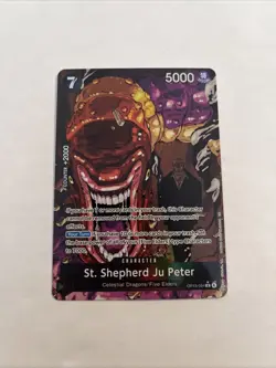 One Piece Carrying On His Will St. Shepherd Ju Peter OP13-084 Alt Art - Image 1