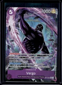 2026 One Piece Azure Sea's Seven Vergo Rare #OP14-061 - Image 1