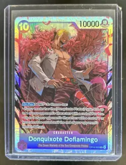2026 One Piece Azure Sea's Seven Donquixote Doflamingo Super Rare #OP14-069 - Image 1