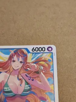 One Piece Game Card Nami P-112 Flagship Battle Promo Chinese NM - Image 2