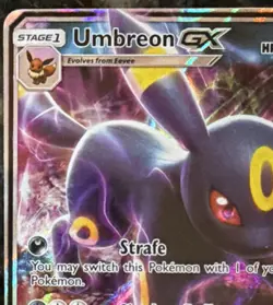 Pokemon TCG Umbreon GX 80/149 SM Base Set Ultra Rare Holo Stage 1 Card - Image 3