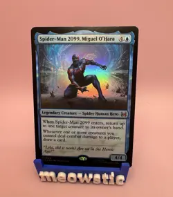 Spider-Man 2099, Miguel O’hara FOIL Marvel, Spider-Man MTG NM Card 0008 - Image 1