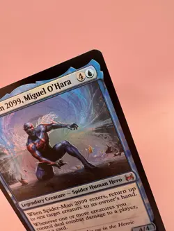 Spider-Man 2099, Miguel O’hara FOIL Marvel, Spider-Man MTG NM Card 0008 - Image 3