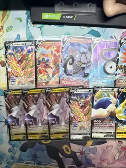 Pokemon Sword And Shield 20 Card Full Art v Lot Bulk Crown Zenith NM Kyogre - Image 3