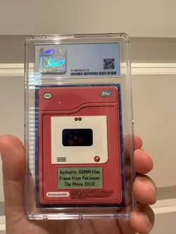CGC 8 Pokemon Authentic Film Frame Card 35mm 2000 Movie Topps - Magikarp - Image 3
