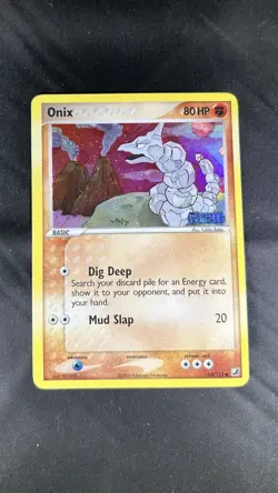 Pokemon Card - Onix Unseen Forces 65/115 Reverse Holo Stamped - Image 1