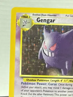 Pokemon TCG Gengar Fossil Holo Card 5/62 Unlimited Rare Vintage WOTC - Image 5