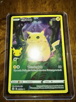 Pokemon Pikachu TCG Celebrations Card 005/025 NM Condition - Image 2