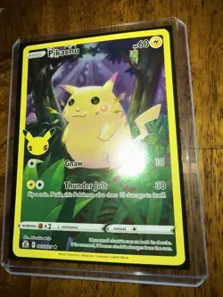 Pokemon Pikachu TCG Celebrations Card 005/025 NM Condition - Image 3