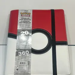 Ultra Pro Pokemon Pokeball Premium Pro Binder 9 Pocket 360 Cards New Sealed TCG - Image 1
