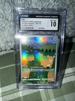 CGC 10 GEM Mint Ditto 197/172 VSTAR Universe Japanese 2022 Pokemon Card #197 - Image 1