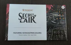 MLG Secret Lair x TMNT Featuring: Kevin Eastman (Colors) Foil New and Sealed - Image 1