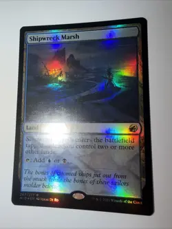 MTG Magic the Gathering Shipwreck Marsh (foil) Innistrad: Midnight Hunt #267 NM - Image 3