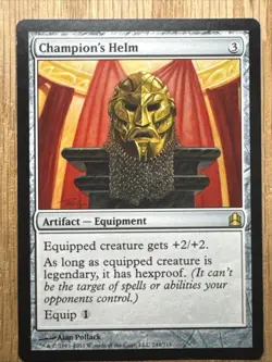 Champion's Helm - MTG - Commander (CMD) #244 - Image 1