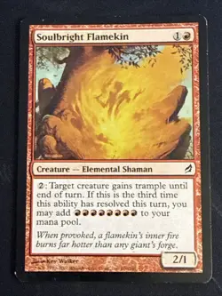 1x Soulbright Flamekin (189) Lorwyn MP MTG Magic the Gathering x1 MKE - Image 1