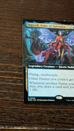 LP - Tegwyll, Duke of Splendor - Extended Art - MTG Wilds of Eldraine Commander - Image 4