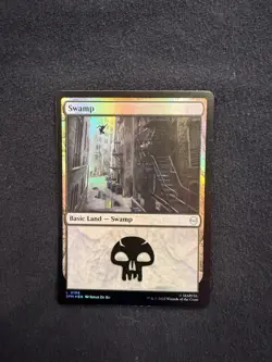 MTG Marvel Spider-Man Mana Foil Land Set Plains Island Swamp Mountain Forest - Image 4