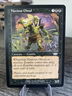 MTG Magic the Gathering - Onslaught Edition (2002) - Noxious Ghoul - Image 1