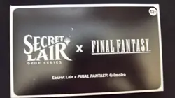 MTG x Final Fantasy Secret Lair GRIMOIRE- NON Foil - US Seller In Hand SEALED! - Image 2