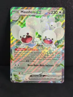 Maushold ex 155/182 Sv04 - Pokemon Paradox Rift - Holo Ultra Rare - Image 1