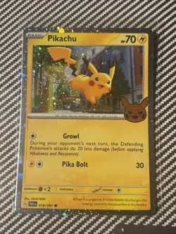 Pokemon 2024 Trick Or Trade Pikachu - 018/091, Mint Condition - Image 1
