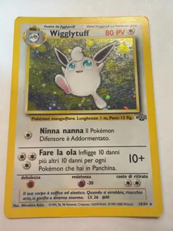 Wigglytuff 16/64 Jungle Italian Holo Pokemon Card - Image 1
