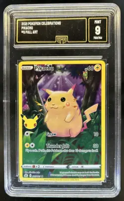 2021 Pokemon SWSH Celebrations Pikachu Holo #005/025 GMA 9 - Image 1