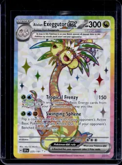 2024 Pokemon Surging Sparks Alolan Exeggutor Ex #225/191 - Image 1