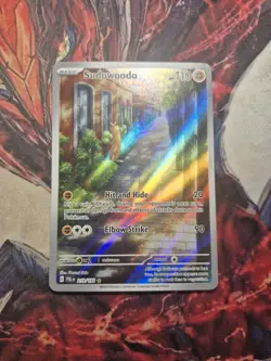 Pokemon TCG Sudowoodo Card 219/193 Illustration Rare IR Sv02 Paldea Evolved NM - Image 1