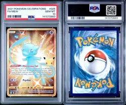 2021 POKEMON CELEBRATIONS #025 FULL ART MEW 25TH PSA 10 - Image 3