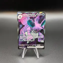 Team Rocket's Nidoking ex 216/182 Sv10: Destined Rivals Ultra Rare Pokemon NM - Image 1