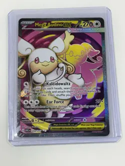 Mega Audino ex 253/217 Ascended Heroes Full Art Ultra Rare Holo Pokemon TCG MINT - Image 1
