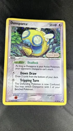 Pokemon EX Legend Maker Dunsparce Reverse Holo #31/92 - Image 1