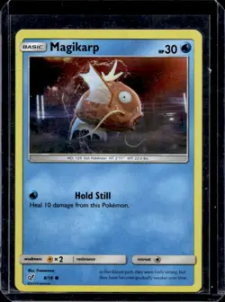 2019 Pokemon SM Detective Pikachu Magikarp Holo #8/18 - Image 1