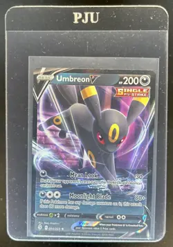 2021 Pokemon SWSH Evolving Skies Umbreon V #094/203 - Image 1