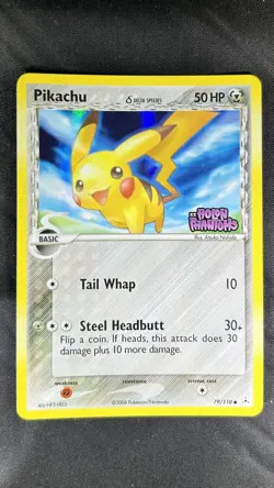 Pokemon Pikachu EX Holon Phantoms 79/110 Reverse Holo Common 50HP English 2006 - Image 1