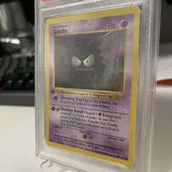 Pokemon TCG Gastly 1st Edition Shadowless PSA 8 - Image 3