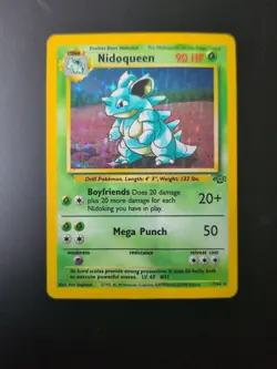 Pokemon TCG Nidoqueen Jungle 7/64 Holo Unlimited Holo Rare HP - SEE PICTURES - Image 1