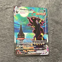 Pokemon Umbreon VMAX Evolving Skies Single Strike Holo Ultra Rare 310 HP - Image 1