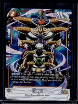 2024 Dragon Ball Fusion World Ginyu SR Alt Art Awakened Pulse #FB01-109 - Image 1