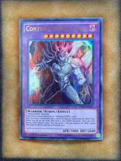 Yugioh Contrast HERO Chaos SDHS-EN041 Ultra Rare 1st Ed LP - Image 1