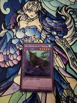 Yu-Gi-Oh! Sea Monster of Theseus [RATE-EN081] Secret Rare 1st Ed NM - Image 1