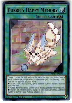 Yugioh! Purrely Happy Memory - MP24-EN290 - Ultra Rare - 1st Edition Near Mint, - Image 1