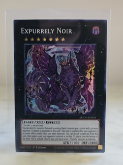 Yu-Gi-Oh! TCG: Expurrely Noir AMDE-EN018 Super Rare - 1st Edition - NM - Image 1