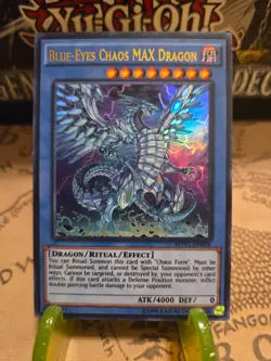 Yu-Gi-Oh Blue-Eyes Chaos MAX Dragon MVP1-EN004 The Dark Side of Dimensions LP - Image 1
